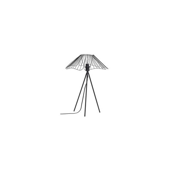 Lampe Filaire H. 49,5 cm HIBISCUS Noire