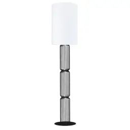 Lampadaire métal  noir