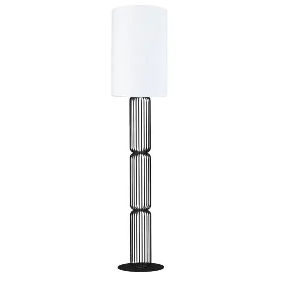 Lampadaire métal noir