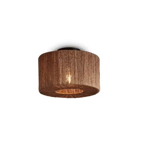Plafonnier jute  naturel, h. 16cm