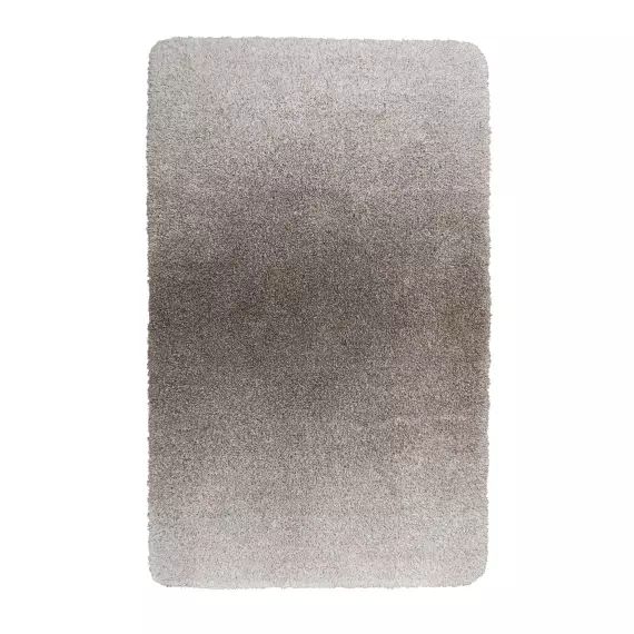 Tapis de bain doux dégradé taupe 70×120