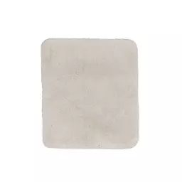 Tapis de bain microfibre très doux uni beige naturel 55×65