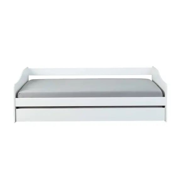 Lit gigogne blanc 90×190