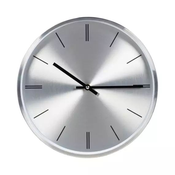 Horloge Ø 30 cm BECKY Silver