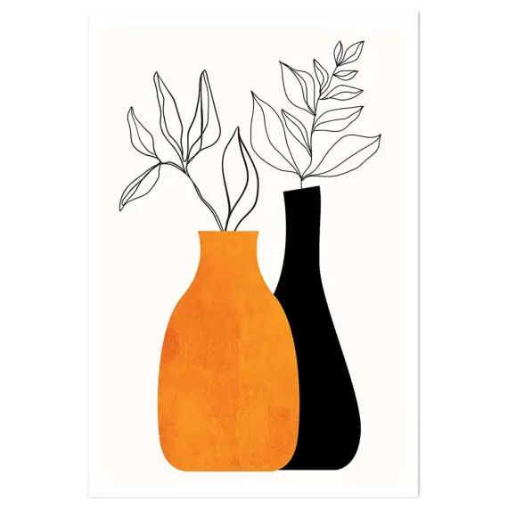 Affiche fleurs plante » sans cadre 60x90cm »