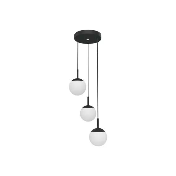 Lampe connectée Mooon en Verre, Aluminium – Couleur Noir – 25 x 25 x 25 cm – Designer Tristan Lohner