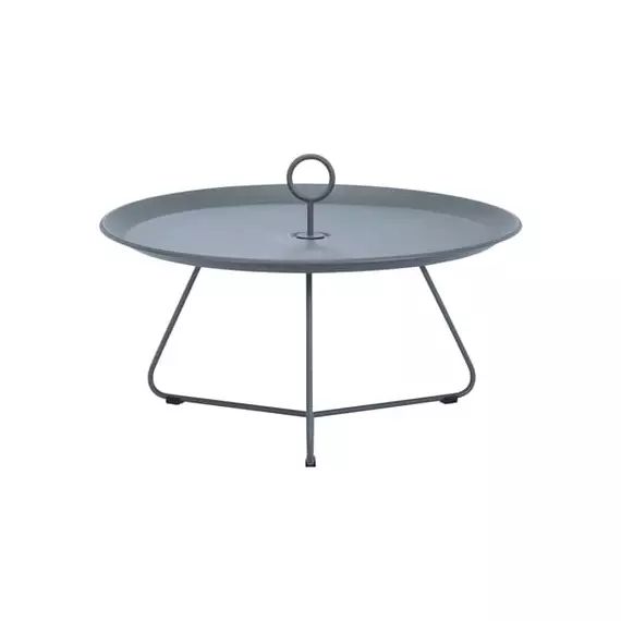 Table basse Eyelet en Métal, Métal laqué époxy – Couleur Gris – 82.03 x 82.03 x 35 cm – Designer Henrik  Pedersen