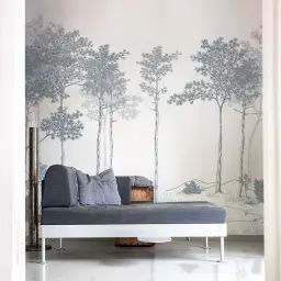 Papier peint panoramique balade dans les bois – 250×425