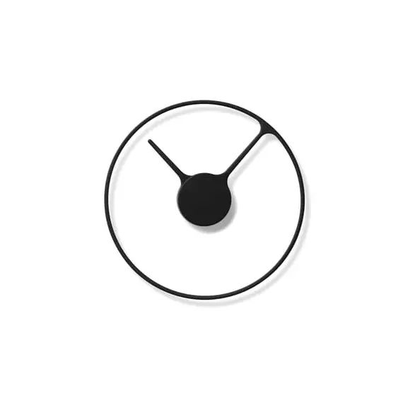 Horloge murale  Time en Métal, Aluminium – Couleur Noir – 50 x 50 x 50 cm – Designer Jehs & Laub