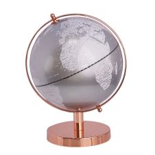 Globe argenté H28cm