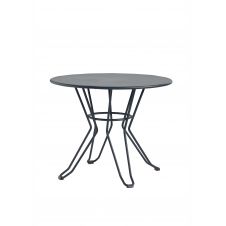 CAPRI – Table basse en acier gris D60
