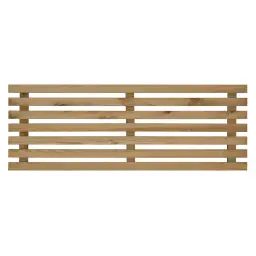 Tête de lit en bois couleur chêne foncé 120x73cm