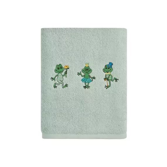 Drap de bain en coton Menthe 70×130 cm