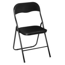 Chaise pliante noire Basic – FIVE