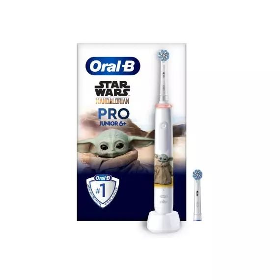 Brosse à dents électrique ORAL-B Pro 3 Teen Baby Yoda + 1 brosette