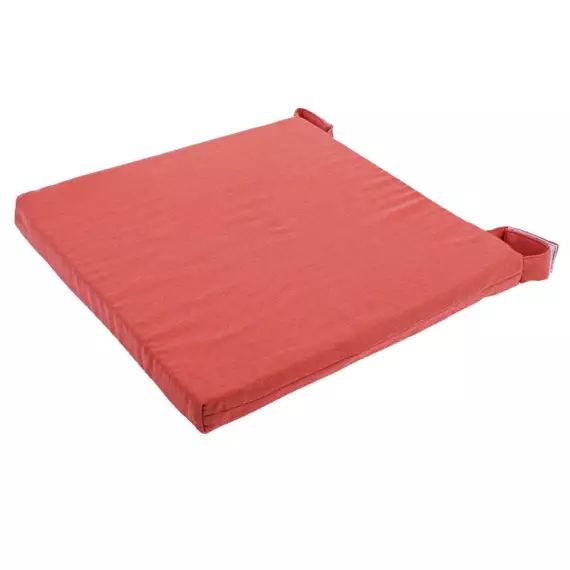 Galette de chaise Joy, terracotta l.40 x H.4 cm