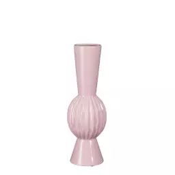 Vase en céramique lilas H40,5