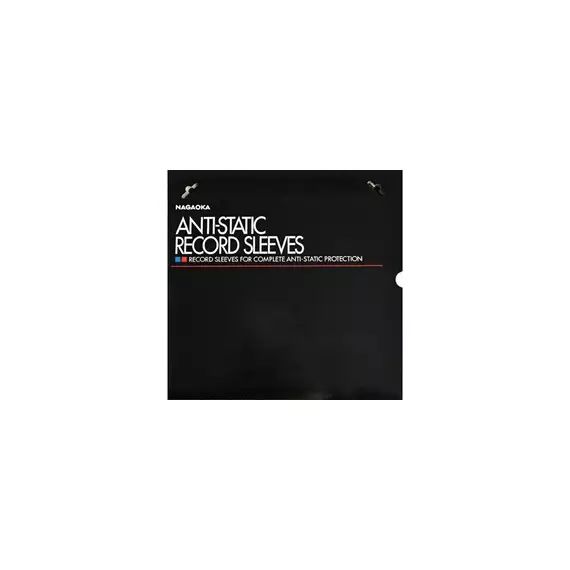 Accessoire platine vinyle Nagaoka Pochettes de protection antistatiques RS-LP2 pour disques vinyles – (50 pcs)