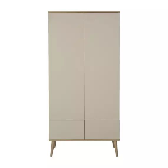 Armoire 2 portes gris