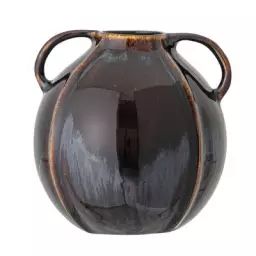 Vase Vases en Céramique, Céramique émaillée – Couleur Marron – 18.17 x 18.17 x 15 cm
