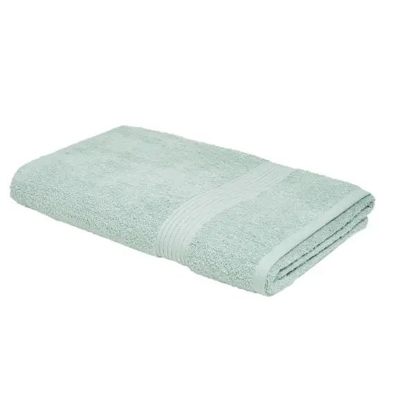 Maxi drap de bain uni en coton vert 90×150
