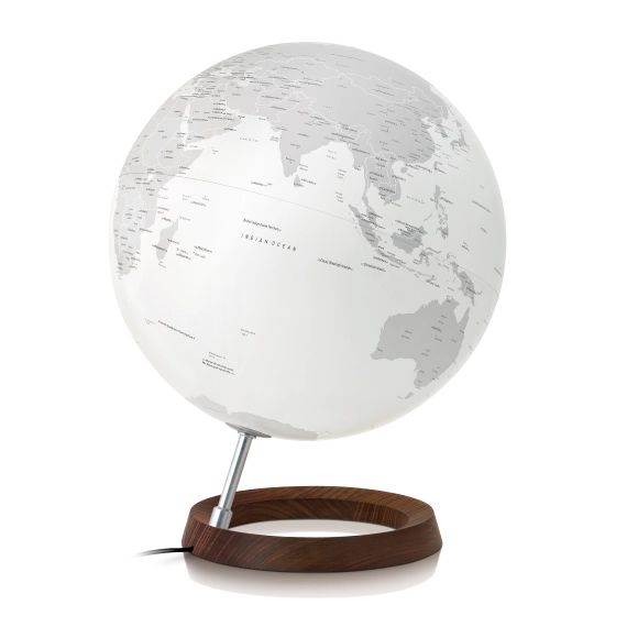 FC REFLETION – Globe terrestre de design, lumineux, textes en anglais