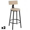 image de tabourets de bar scandinave 