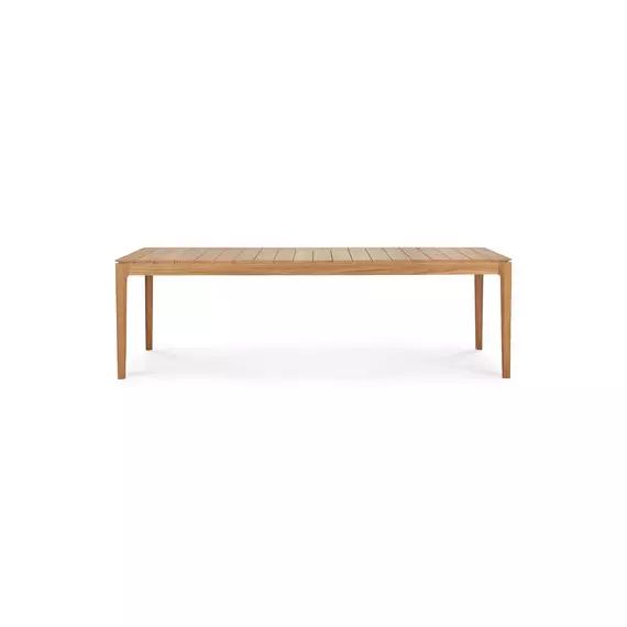 Table rectangulaire Bok en Bois, Teck massif certifié FSC – Couleur Bois naturel – 94.35 x 94.35 x 76 cm – Designer Alan van Havre