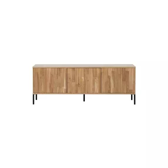 Meuble TV en bois L150cm bois clair