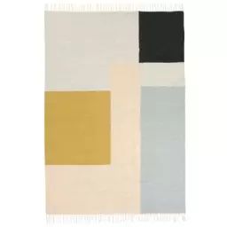 Tapis Tapis en Tissu, Coton – Couleur Multicolore – 74.89 x 74.89 x 74.89 cm – Designer Trine Andersen