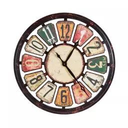 Horloge D.80 cm ATHENA Multicolor