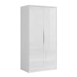 Armoire 2 portes blanc