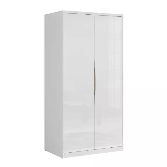 Armoire 2 portes blanc