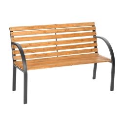 Banc de jardin marron