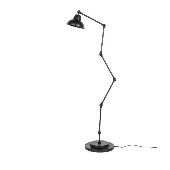 Xavi – Lampadaire en métal H158cm – Couleur – Noir