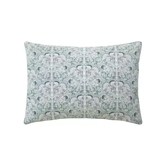 Taie d’oreiller en percale de coton Bleu 50×75 cm