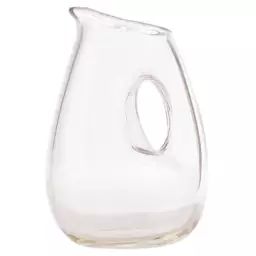 Carafe Jug en Verre, Verre soufflé bouche – Couleur Transparent – 17 x 12 x 21 cm – Designer  Studio