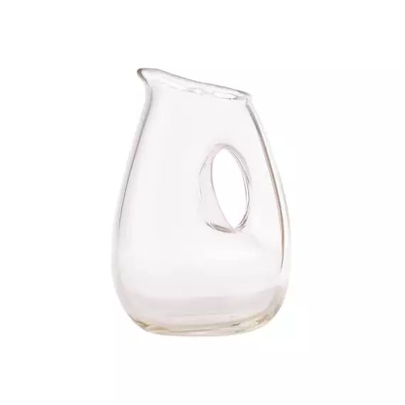 Carafe Jug en Verre, Verre soufflé bouche – Couleur Transparent – 17 x 12 x 21 cm – Designer  Studio