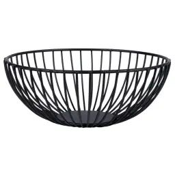 Corbeille filaire en métal noir D21
