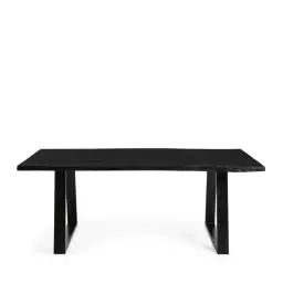 Alaia – Table à manger en bois d’acacia et métal 180x90cm