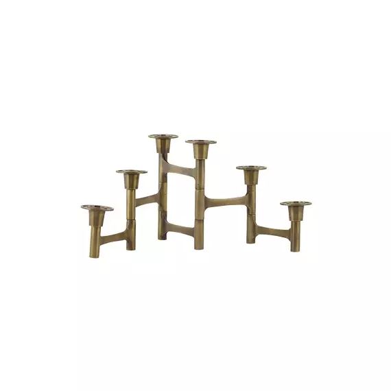 Bougeoir articulé laiton 6 bougies