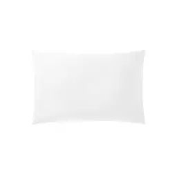 Taie d’oreiller sans volant coton blanc 40×60 cm