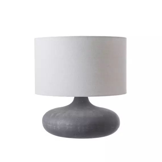 Lampe en béton gris h.45 cm