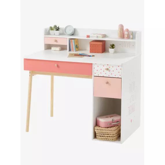 Bureau enfant Léa blanc – bois