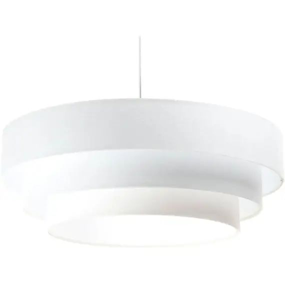Suspension Tissu Blanc 60x60x25 cm