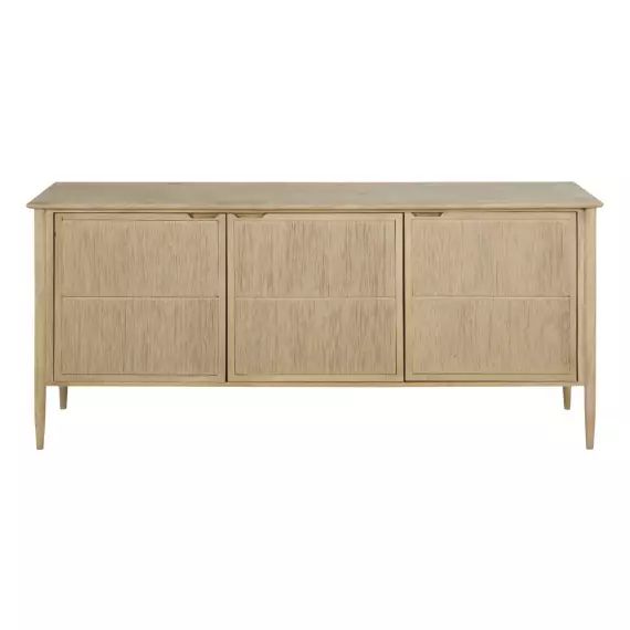 Buffet 3 portes en sisal tressé main