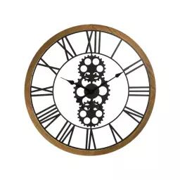 Horloge mécanisme bois et métal – Atmosphera