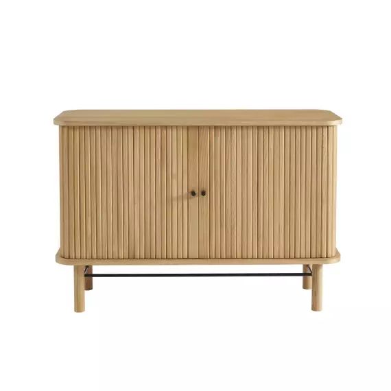 Buffet  frêne portes tambour 110cm