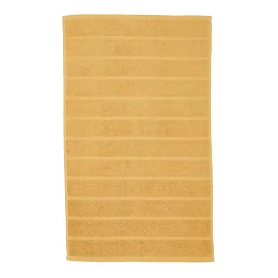 Tapis de bain uni en Coton Jaune 50×80 cm