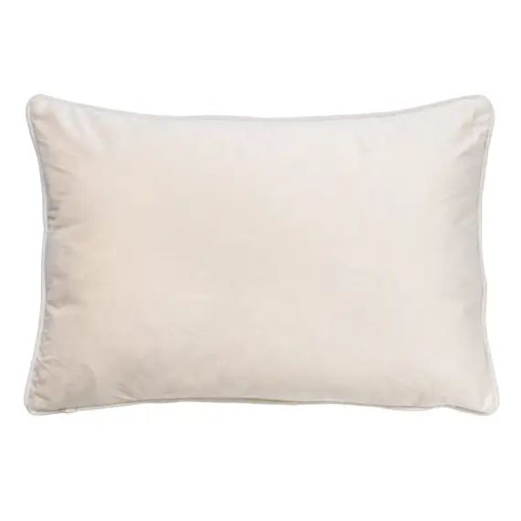 Housse de coussin blanc en velours-40×60 cm uni